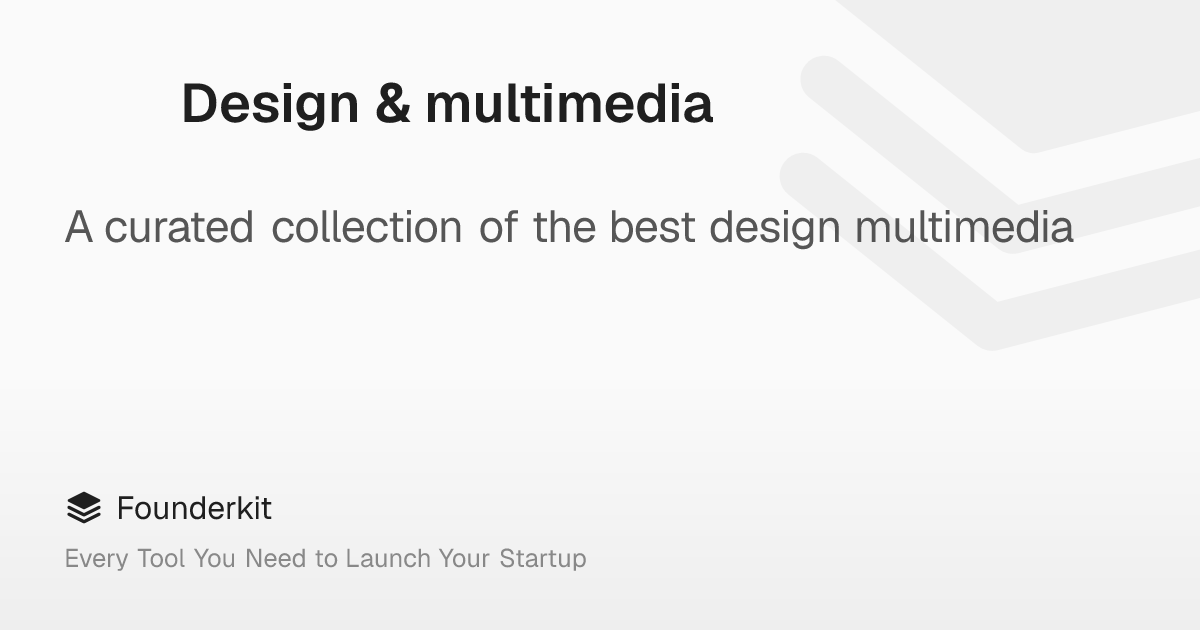 Design & multimedia – Founderkit